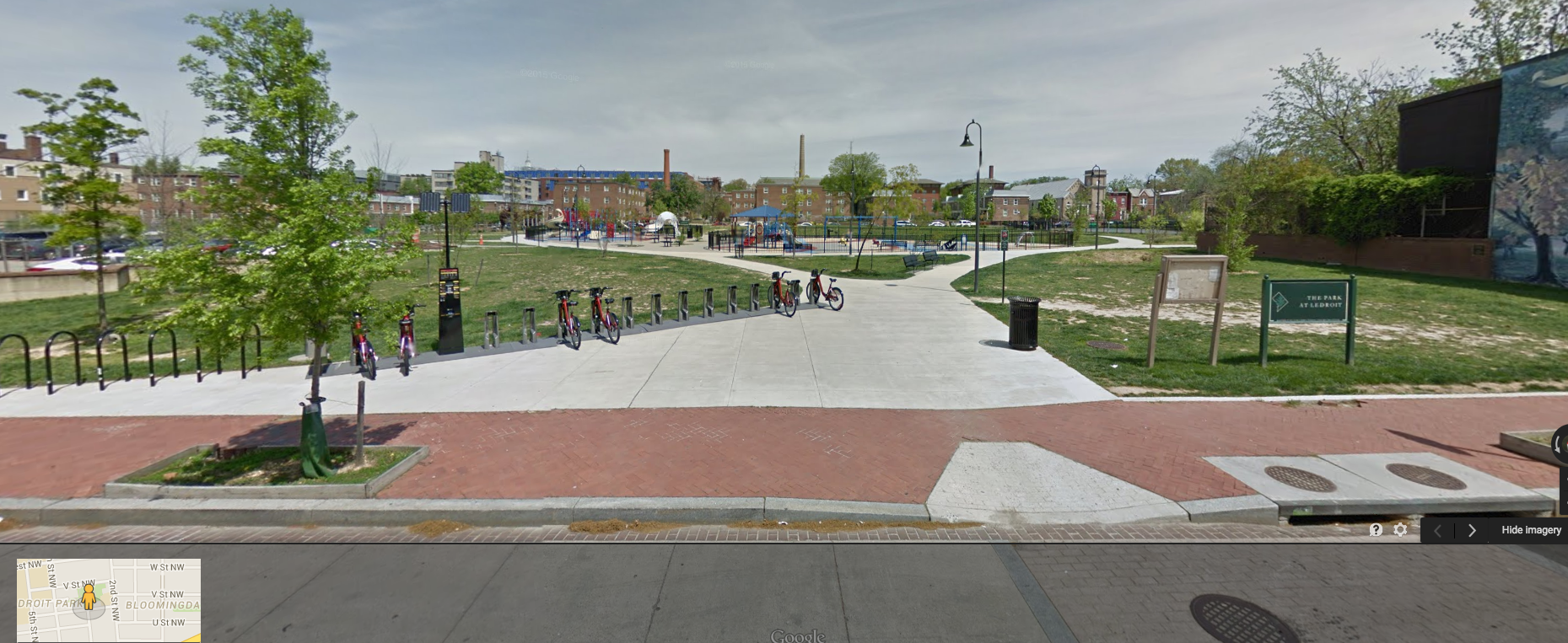 Google Street View - Park at Ledroit